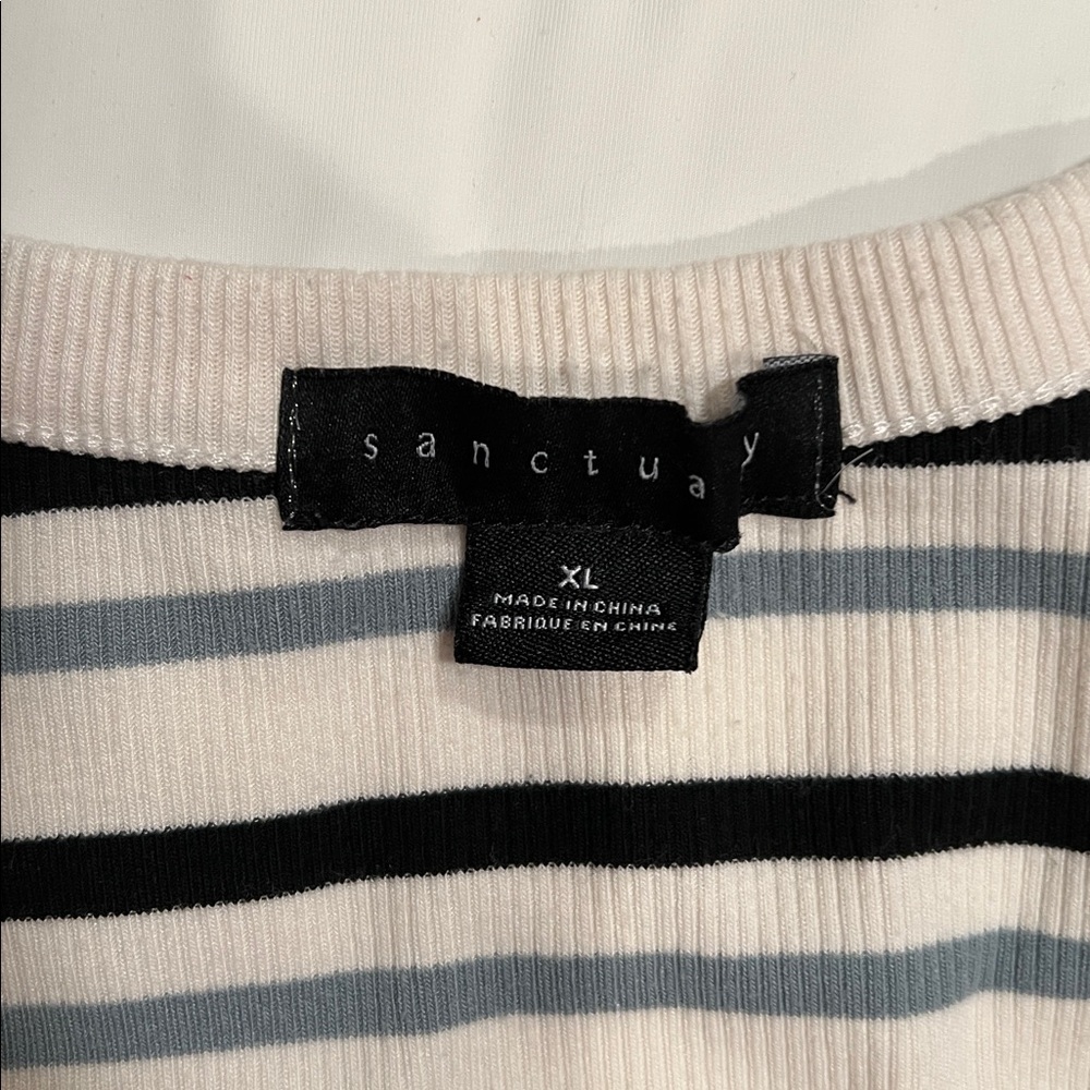 Nice Striped Ribbed Top - Picture 5 of 7